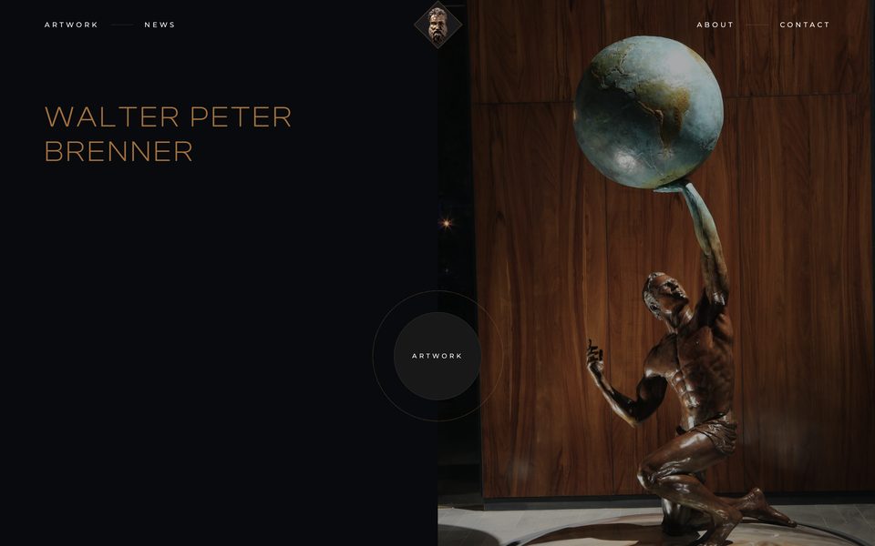 Walter Peter Brenner artist site